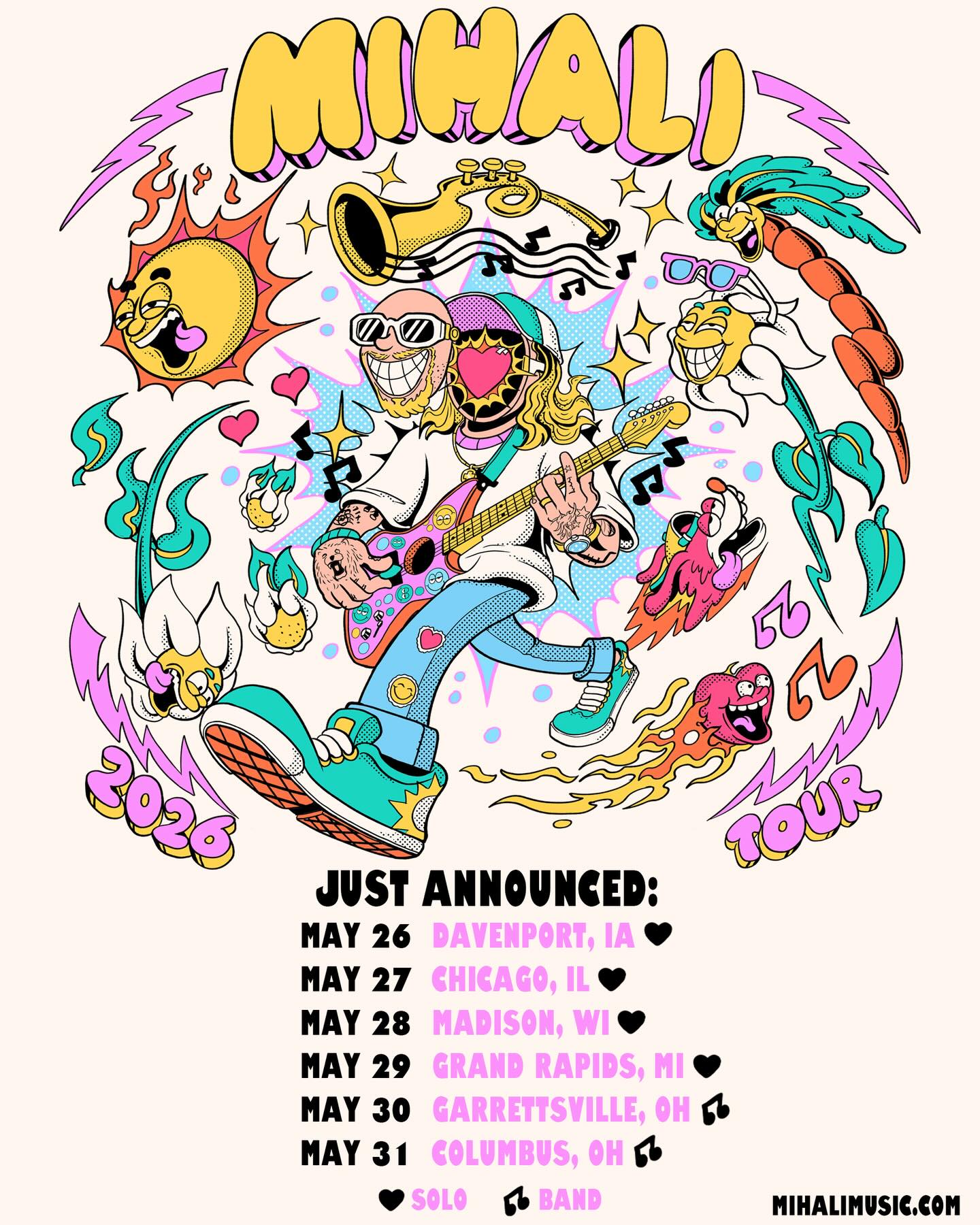 Mihali Tour Poster 2026